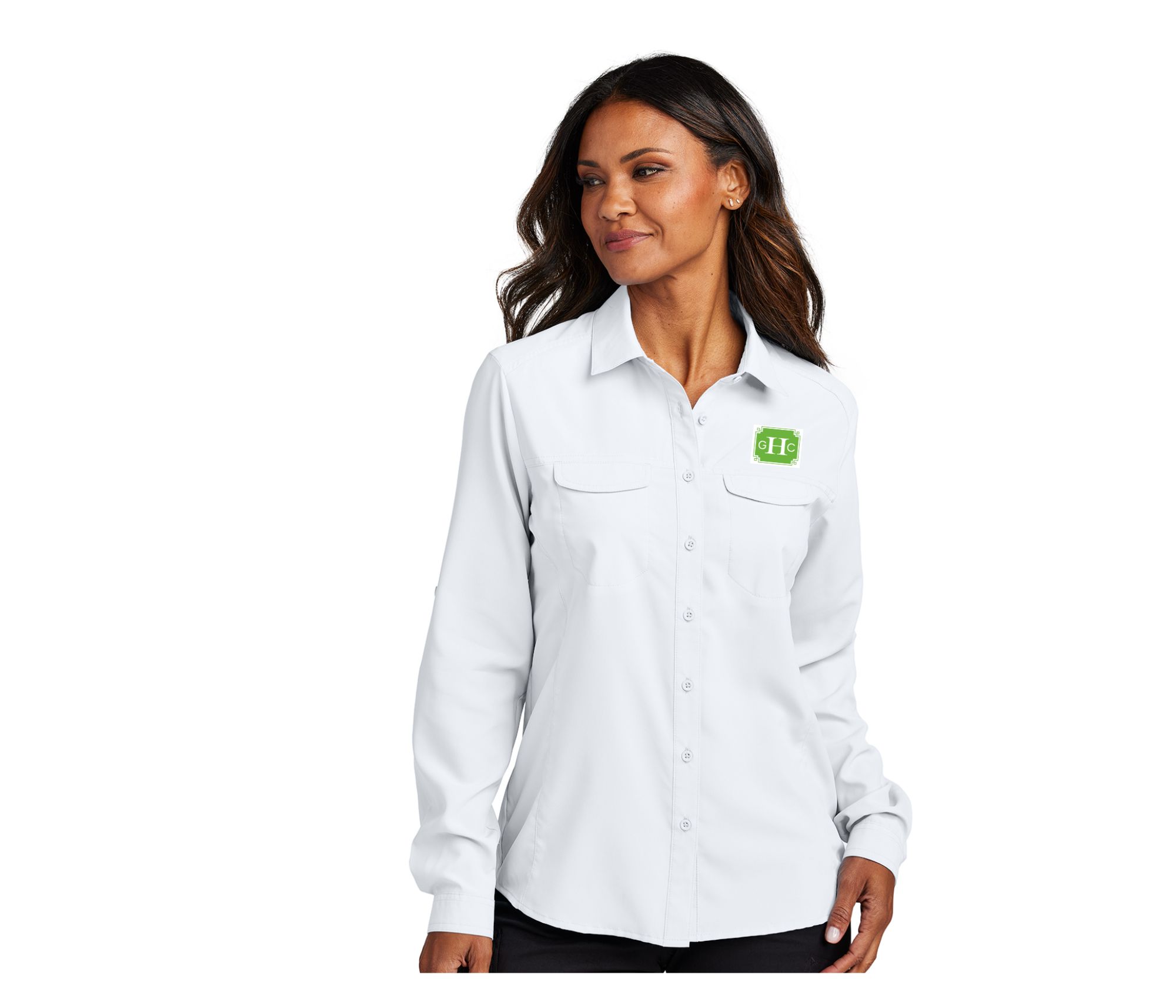 White GCH Long Sleeve Day Break Shirt